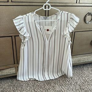 Ruffle Sleeve Blouse